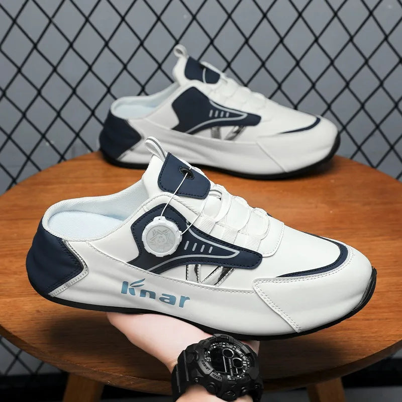 Platform Sneakers with Breathable Trendy Mesh for Summer, New Men's Sports and Leisure Shoes in Large Sizes 39-48
