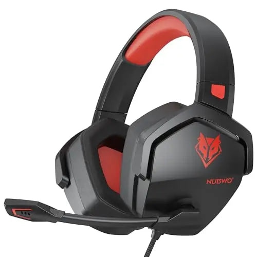 Casque de jeu NUBWO N16, design stéréo confortable, micro à réduction de bruit pour PS5, PS4, Xbox One, Switch, PC, ordinateur portable et Mac