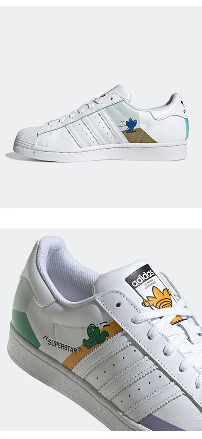 Adidas véritable trois rayures nouveau unisexe bas chaussures de loisir à la mode GX2179