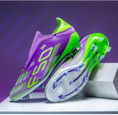 Nouvelles chaussures de football pour hommes, chaussures de football sur gazon, ultralégères, confortables, crampons d'intérieur antidérapants, crampons FG pour terrain synthétique, futsal, adulte, antidérapantes
