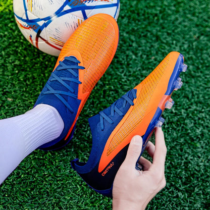 Men Soccer Cleats Breathable Lightweight Football Boots Anti-Slip Training Shoes Outdoor Sport Sneakers