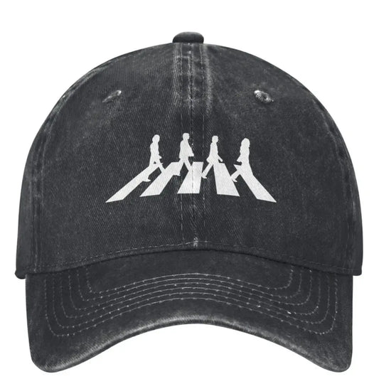 Minimalistic Abbey Road B-Beatles Baseball Cap Accessories for Men Women Fashion Headwear Trucker Hats Adjustable Fit