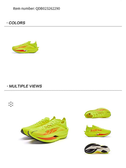 QIAODAN Feiying Plaid 3 Carbon Plate Men Running Shoes 2026 Marathon Racing Sneakers Rebound Cushion Athletic Shoes QDB023262290
