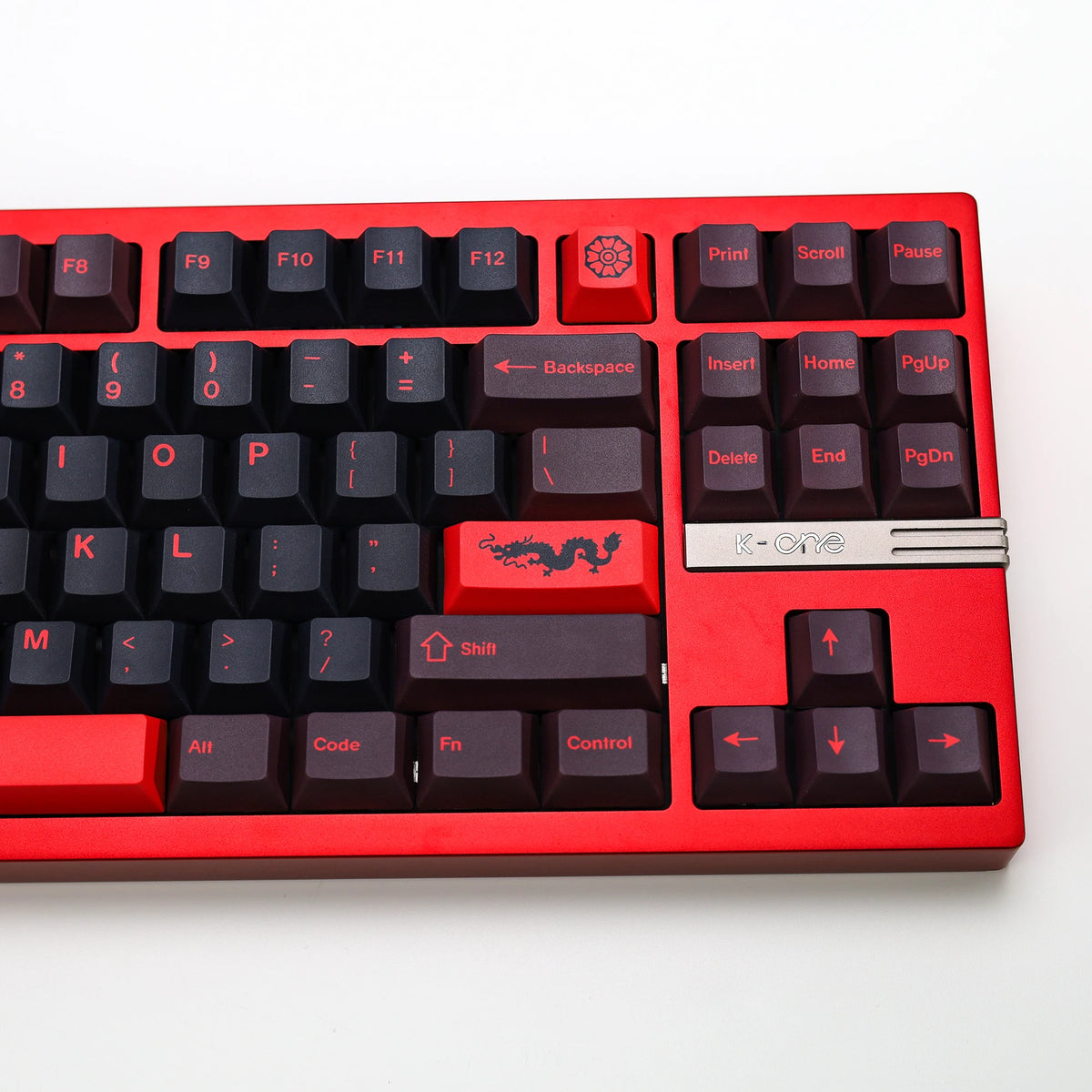 KBDiy GMK Red Dragon Keycaps PBT 143 Keys Set Retro Alice ISO Cherry Profile KeyCap For Custom DIY 60 Mechanical Keyboard Gaming