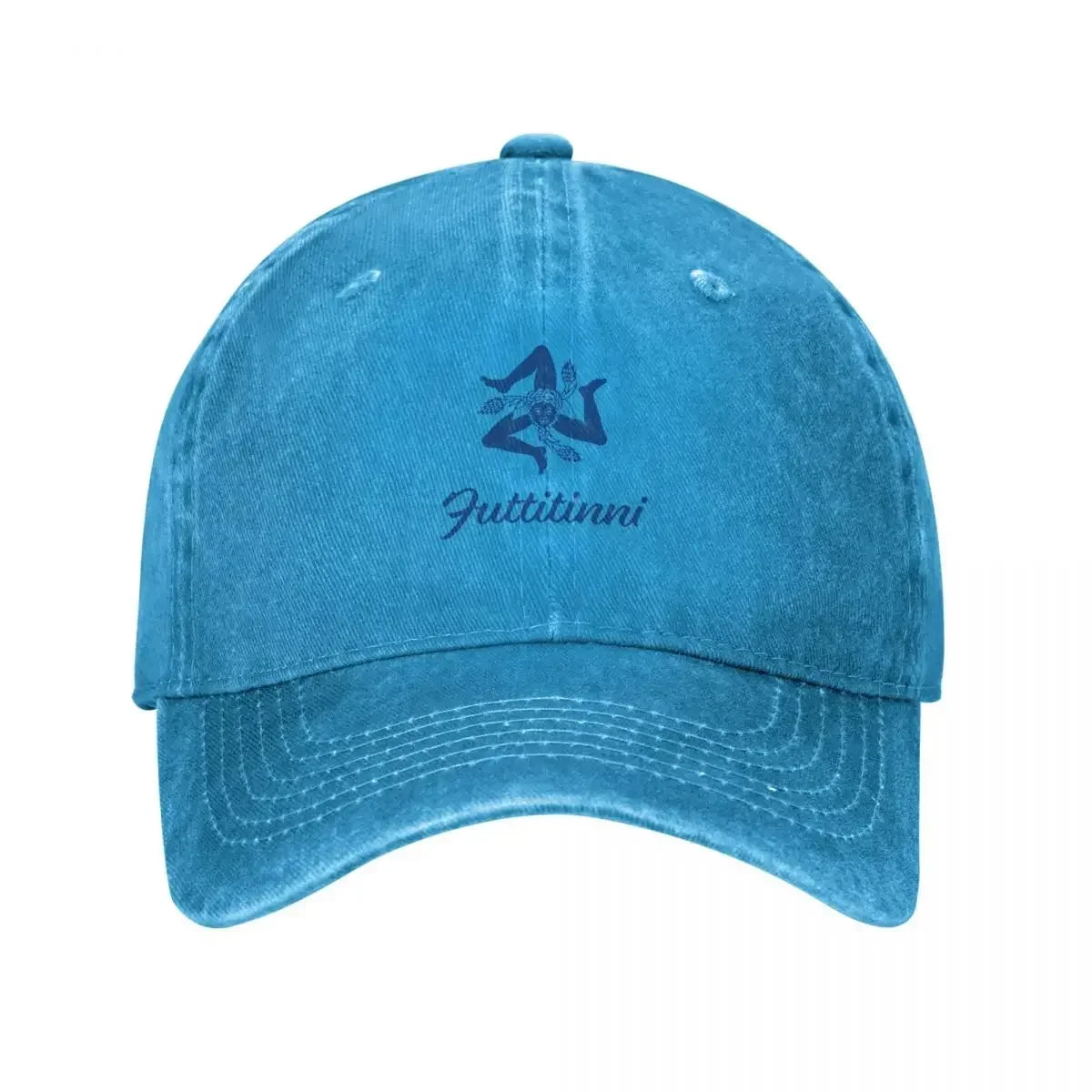 2026 Sicilian Trinacria and Futtitinni Baseball Cap Rave Custom Cap Anime Hat Women's Beach Men's