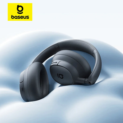 Casque sans fil Baseus ANC, écouteurs supra-auriculaires 80H, réduction de bruit à 95%, casque Bluetooth 6.0