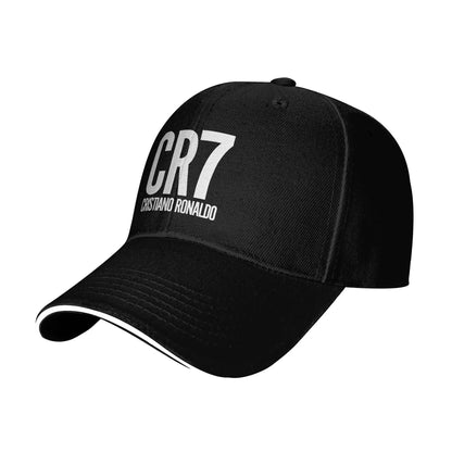 Footbal Ronaldos Baseball Cap Hip Hop Sandwich Hats Unisex Adjustable Sun Hat Running Golf