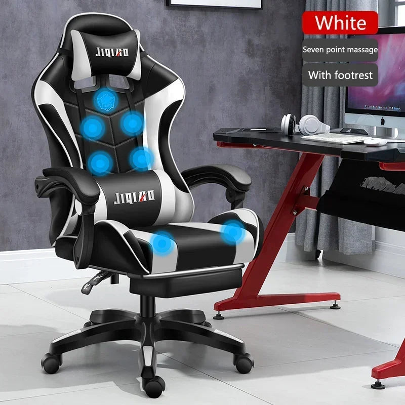 High quality gaming chair RGB light office chair gamer computer Ergonomic swivel chair Massage Recliner New gamer chairs