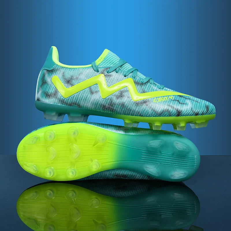 Chaussures de football pour hommes, antidérapantes, résistantes à l'usure, pour entraînement sur gazon, chaussures de football pour jeunes, chaussures de football légères pour homme