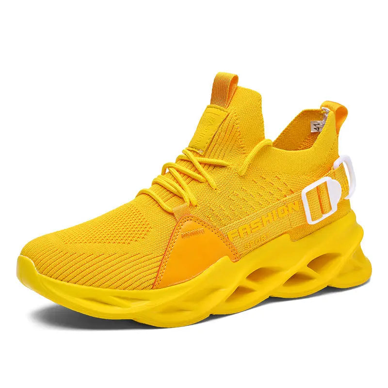 Hot Sale Fashion Purple Casual Sneakers Women Men Blade Running Shoes Big Size 48 Light Breathable Sports Shoes Men Mesh Sneaker