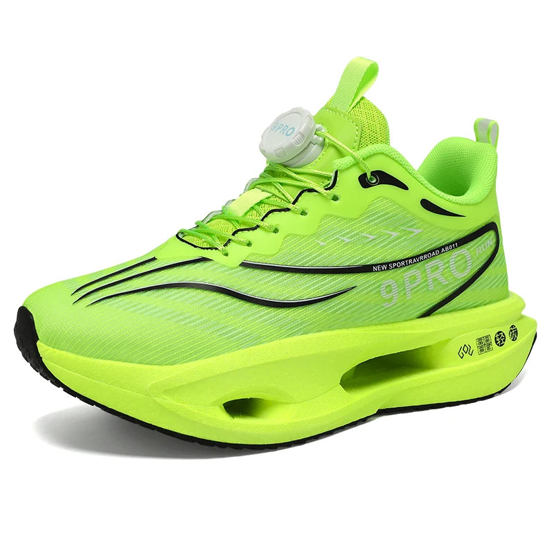 New Men's and Women's Running Shoes Breathable Racing Sports Shoes Carbon Cushion Lightweight Men's Jogging Training Shoes