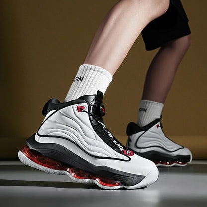 Chaussures de basket-ball pour hommes, respirantes, antidérapantes, portables, pour course à pied, entraînement de gymnastique, baskets d'athlétisme pour femmes