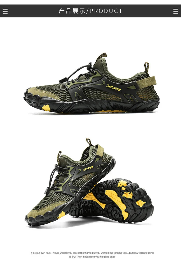 Vandsandaler til mænd, trekking- og vandresko, dræningssko, strandsandaler, hurtigtørrende svømmesandaler, barfodsandaler, dykker-, fiske- og surfesko, sneakers