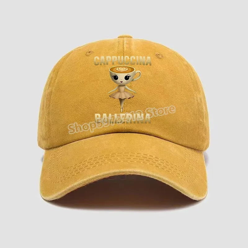 Italian Brainrot Women Men Hats Children's Baseball Cap Accessories Cap Boy Girl Caps Adjustable Men Trucker Sunhat Kids Gift