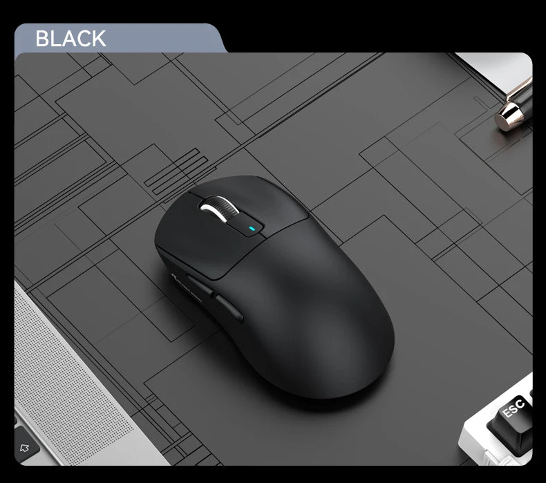 Atack Shark X3 PAW3395 Mouse Lightweight Wireless Gaming Mouse, Tri-Mode Mouse, 26K DPI PAW3395, PC/Laptop/Win/Mac