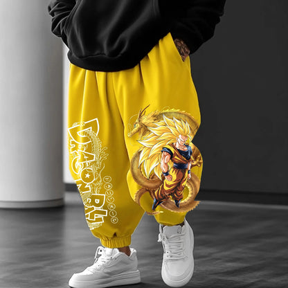 2026 Sommer Dragon Ball Outdoor-Hose für Herren – Sportswear, Majin Buu, Frühling, Japan-Anime-Joggerhose, Harajuku-Modehose