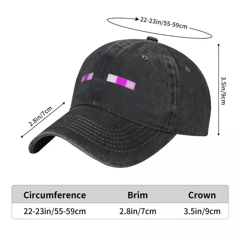 Enderman Fashion Baseball Cap Peaked Cap Men'S Hat Women'S Cap Men'S Panama Hat