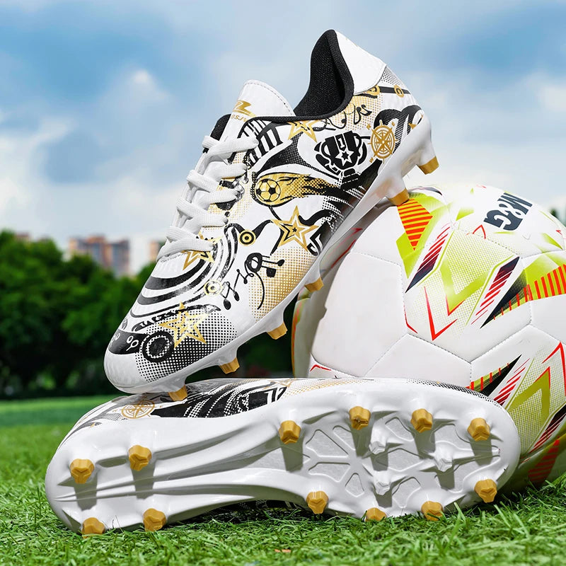 TF/FG chaussures de Football crampons de terrain de Football professionnel pour enfants haute qualité anti-dérapant baskets d'entraînement en plein air chaussures nouveau