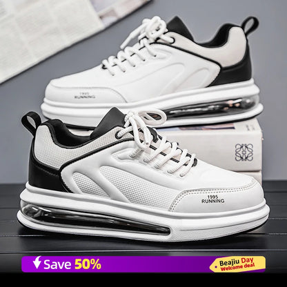 Air Cushion Men Sports Running Shoes Casual Breathable Lightweight Women's Comfortable Athletic Nonskid Walking Sneakers ﻿