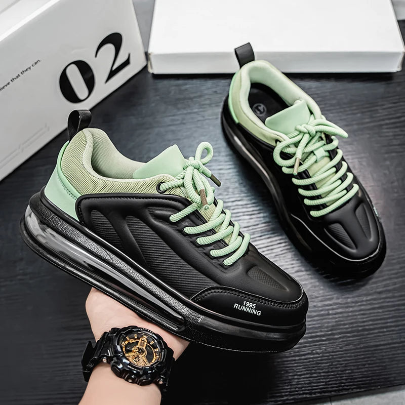 Men's Casual Sneakers, Luxury Trainer Shoes, Breathable Race Running Shoes, Fashion Loafers for Men.