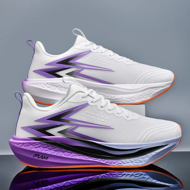 New Running Shoes Men Speciality Marathon Men's Sports Lightweight Carbon Board Women's Comfortable Athletic Nonskid Sneakers