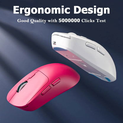 Silent Wireless Mouse 4 Colors Rechargeable Ergonomic Gaming Mice Dual-Mode Bluetooth Computer Gamer Mouse for iPad Office PC