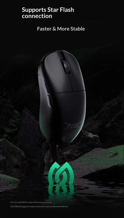 NEW ATK U2 V2 Mini Ultimate Wireless Gaming Mouse Tri-model Lightweight PAW3950 Ultra 8KHz 500mAh Custom Ergonomic E-sports Mouse