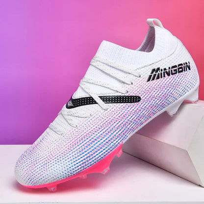 New Men Football Boots Professional Soccer Shoes Cleats Futsal Women Unisex Ultralight Hot Sale High-quality TF/FG Sneakers