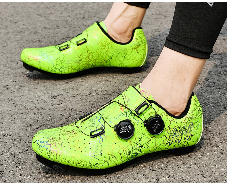 2025 Cycling Sports Shoes MTB and Cleats Men's Sports Speed Cycling Shoes Women's Mountain Racing Flat SPD Road Cycling Shoes