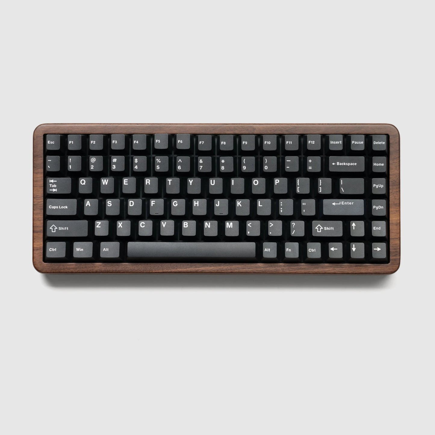 Womier WD75 QMK/VIA Gaming-Tastatur aus Holz, 8000mAh, kabellose mechanische Custom-RGB-Tastatur mit Tri-Mode und Hot-Swap-Funktion