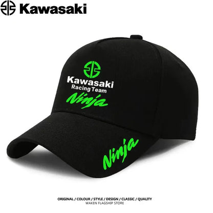 Kawasaki's best-selling duck bill hats, sun hats, competition caps, men's and women's extreme sports fighting baseball caps are