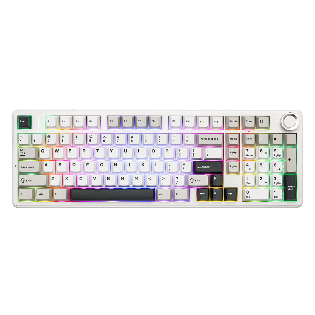 AULA F99 PRO 96% Layout Hot-Swappable Gasket-Mounted Wired/Bluetooth/2.4GHz Wireless Mechanical Keyboard for Mac/Win