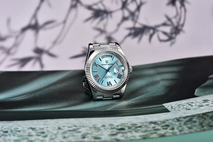 PAGANI DESIGN DD40 herenhorloge – Model in roségoud, luxe mechanisch polshorloge, automatisch uurwerk, saffierglas met antireflectiebehandeling, waterdicht