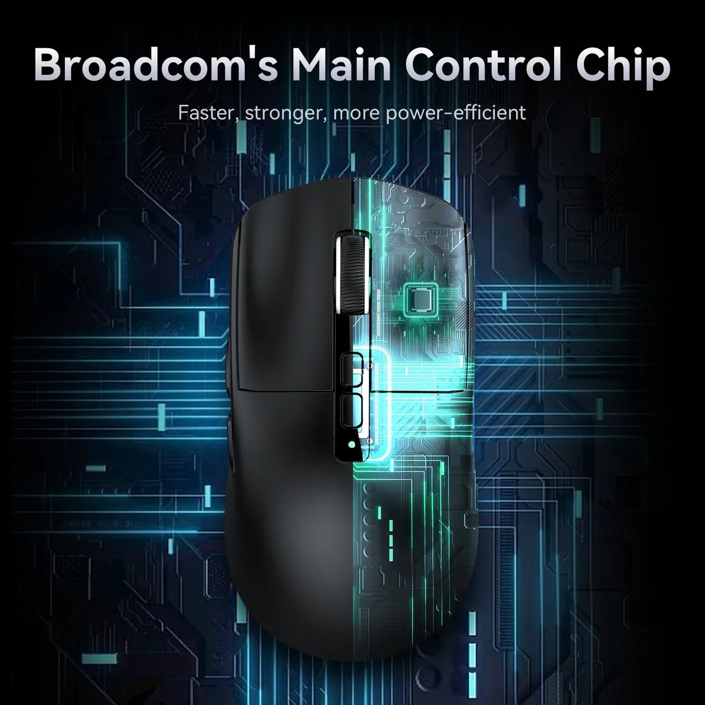 Attack Shark X6 Lightweight Wireless Gaming Mouse, Tri-Mode Bluetooth & 2.4G Gaming Mouse, 26,000 DPI RGB Charging Dock, PAW3395 Sensor