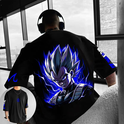 Dragon Ball-animations-T-shirt med New Broli-motiv – sommermodel til mænd og kvinder, løs pasform, casual, børn, forældre-barn, kortærmet top