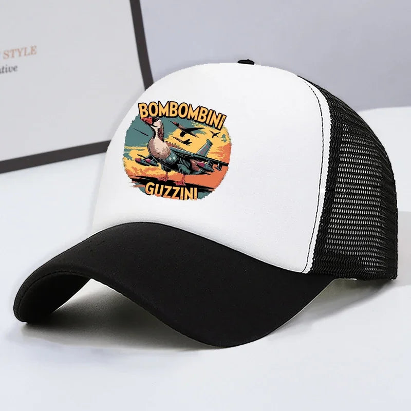 Italian Brainrot Kids Baseball Cap Boy Casual Hat Children Sports Sun Hats Tung Sahur Tralalers Shark Adjustable Bonnet Men Gift
