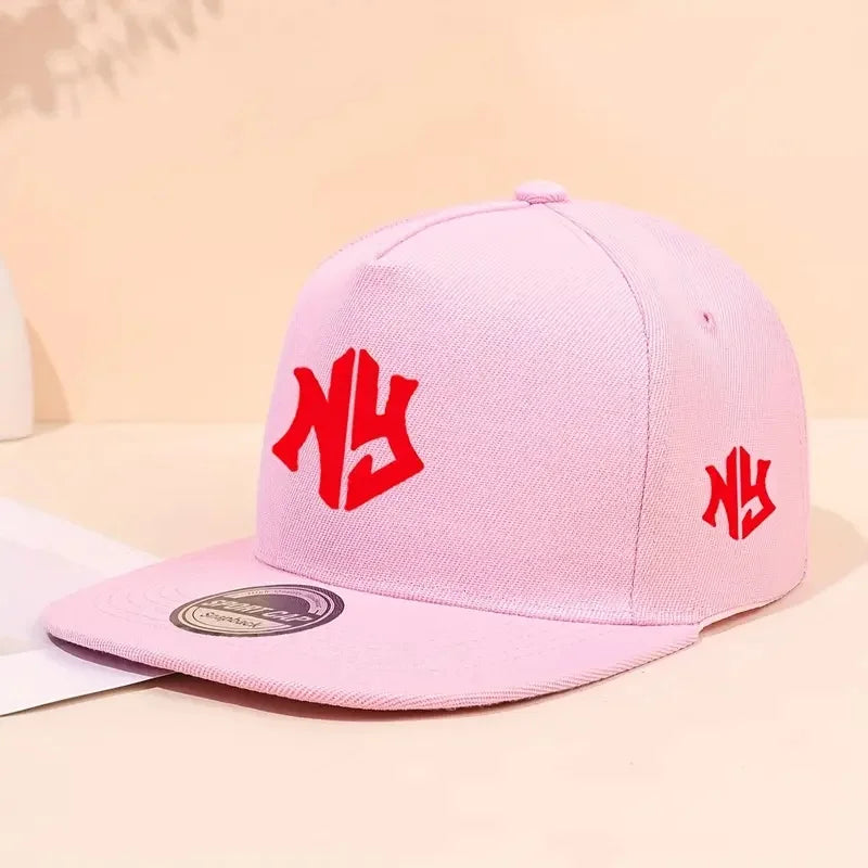Neutral letter printed baseball cap for spring and autumn outdoor adjustable casual hip-hop truck cap sun protection hat
