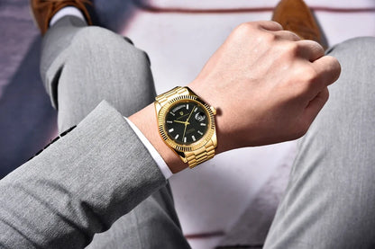 PAGANI DESIGN DD40 herenhorloge – Model in roségoud, luxe mechanisch polshorloge, automatisch uurwerk, saffierglas met antireflectiebehandeling, waterdicht