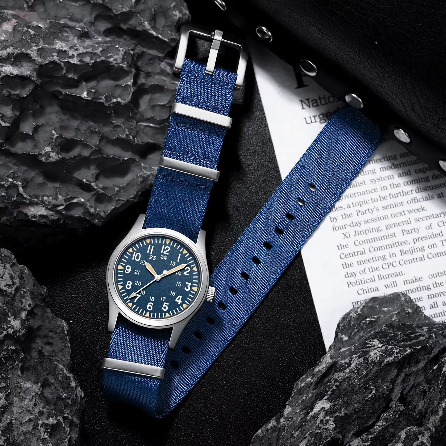MILITREK 2026 New Military Retro Men's VH31 Quartz Watch 37mm Sapphire Stainless Steel 100m Waterproof C3 Luminous Watch for Men