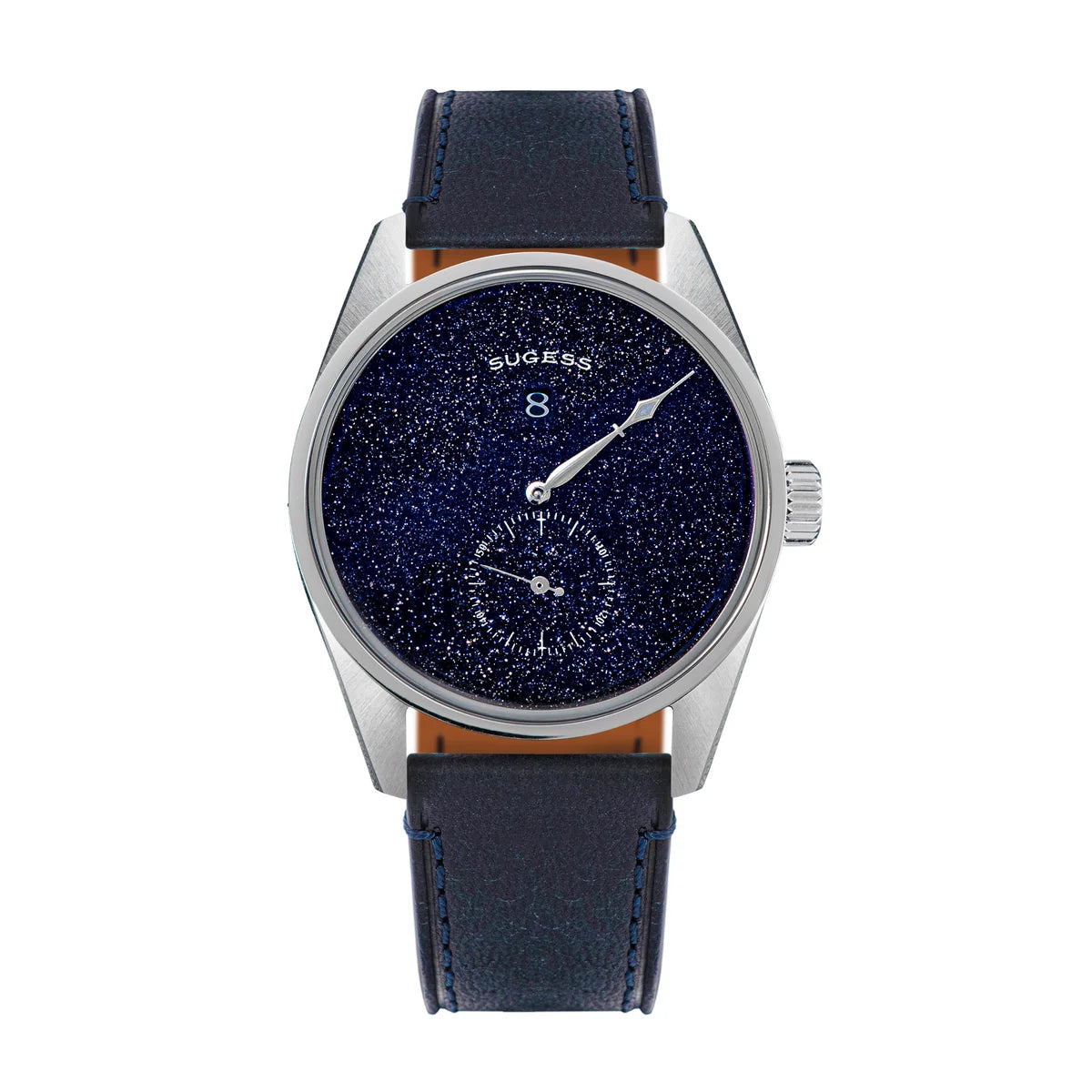 Sugess Mens Watch Automatic ST1721 Movement Aventurine Mechanical Wristwatches Hardlex Glass Fashion Simple Business Clock S451