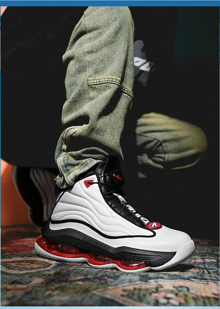 Chaussures de basket-ball pour hommes, respirantes, antidérapantes, portables, pour course à pied, entraînement de gymnastique, baskets d'athlétisme pour femmes