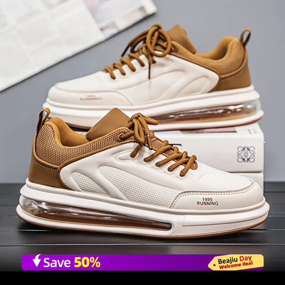 Air Cushion Men Sports Running Shoes Casual Breathable Lightweight Women's Comfortable Athletic Nonskid Walking Sneakers ﻿