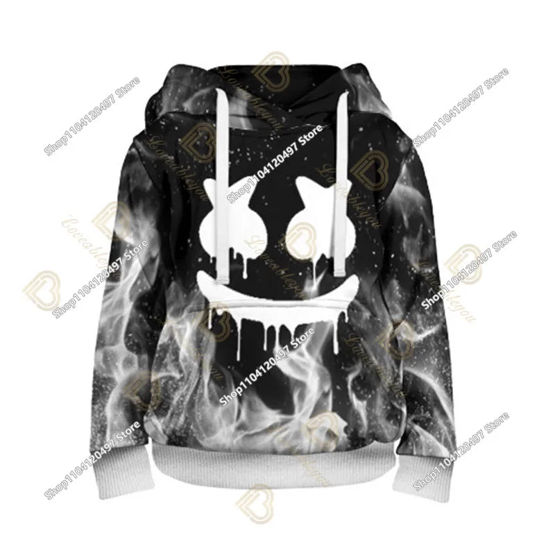 Children Battle Royals Hoodie Fortnite Boys Girls Cartoon Printed Pullovers Kids Sweatshirt Harajuku Streetwear Spring Winter