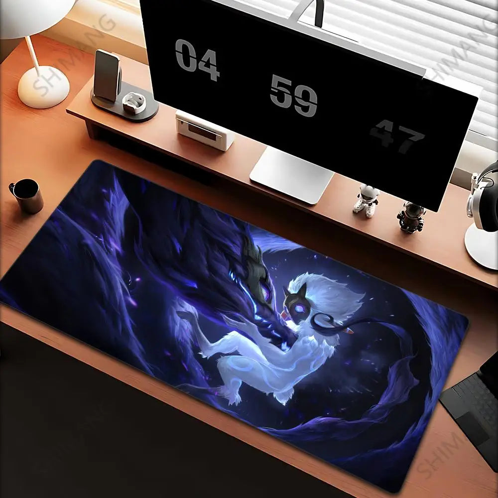 League of Legends Kindred Mouse Pad Μεγάλο Mousepad για Gaming Υπολογιστής Anime Κορίτσι Ταπί Γραφείου Αξεσουάρ Laptop Gamer XXL Τάπητας Πληκτρολογίου