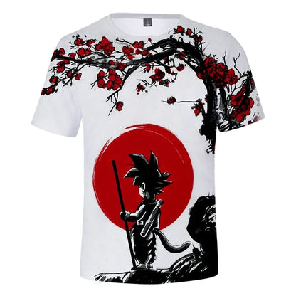 Trička Dragon Ball Z Dětská trička Pánská trička Pánská trička ve stylu Harajuku Trendové oblečení s motivem Goku Anime trička Streetwear