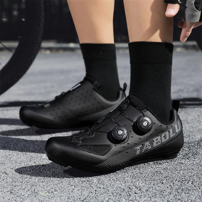 Road Cycling Shoes Flats Cleats Shoes Speed Cycling Sneaker Man Bike Shoes Women Self-Locking Non-slip Mountain Bicycle shoe spd