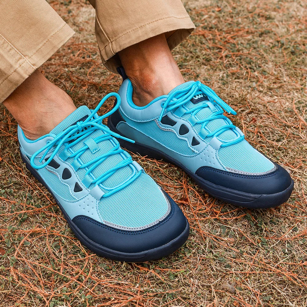 Oiaano Scarpe unisex a punta larga, stile barefoot, da uomo e da donna, sneakers per il tempo libero, in rete, traspiranti, comode, leggere, sportive, da passeggio, da corsa e da trekking