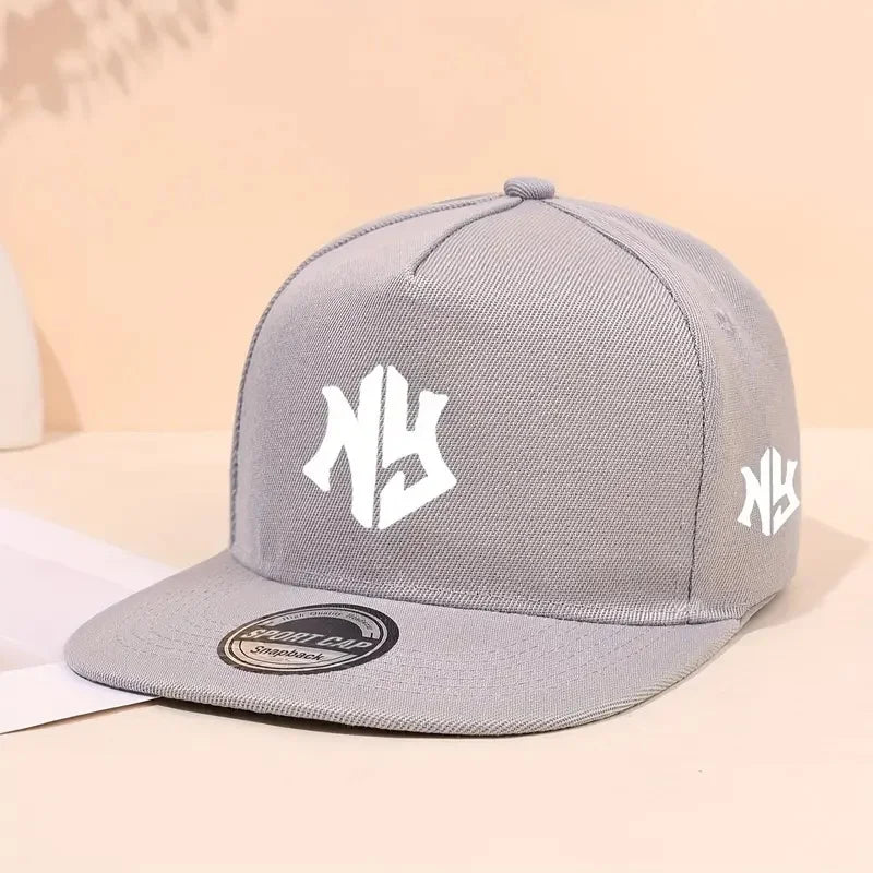 Neutral letter printed baseball cap for spring and autumn outdoor adjustable casual hip-hop truck cap sun protection hat