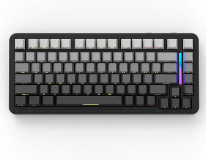 ATTACK SHARK M86 Wireless Mechanical Gaming Keyboard, 75% Gasket Hot Swappable RGB Mechanical Keyboard with Side-Printed PBT Keycaps, Tri-Mode Custom Gaming Keyboard