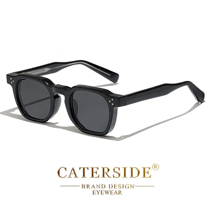 CATERSIDE Fashion Men Sunglasses Small Frame Square Personalized Design Sun Glasses Women Travel Party Business Festival Gift